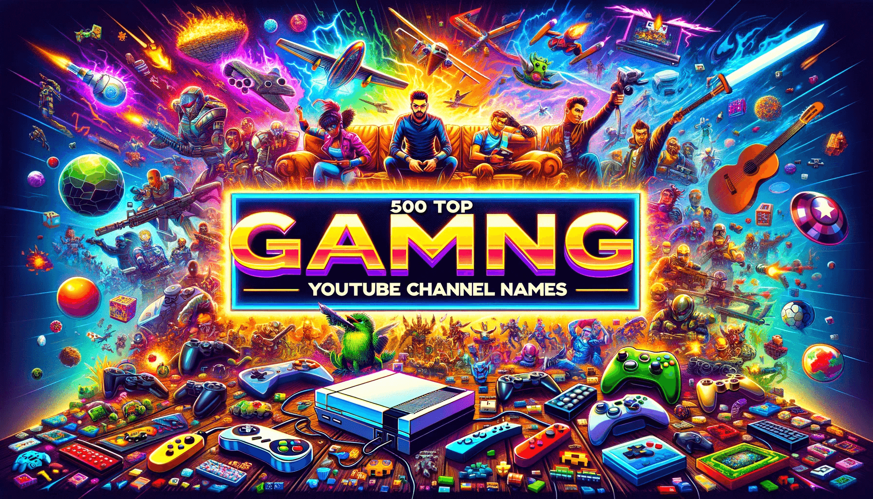 Top 500 Gaming YouTube Channel Name Ideas GamingNewsLab Latest Esports, Tips & Best Gaming